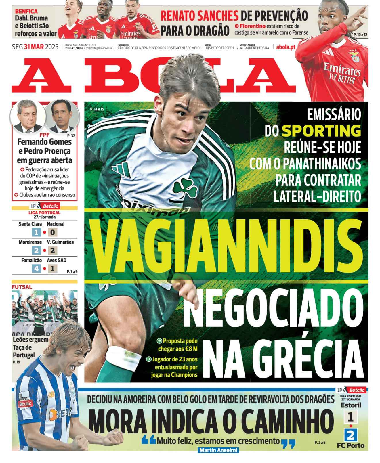 Prima-pagina-A-BOLA-oggi-edizione-di-oggi-20250331