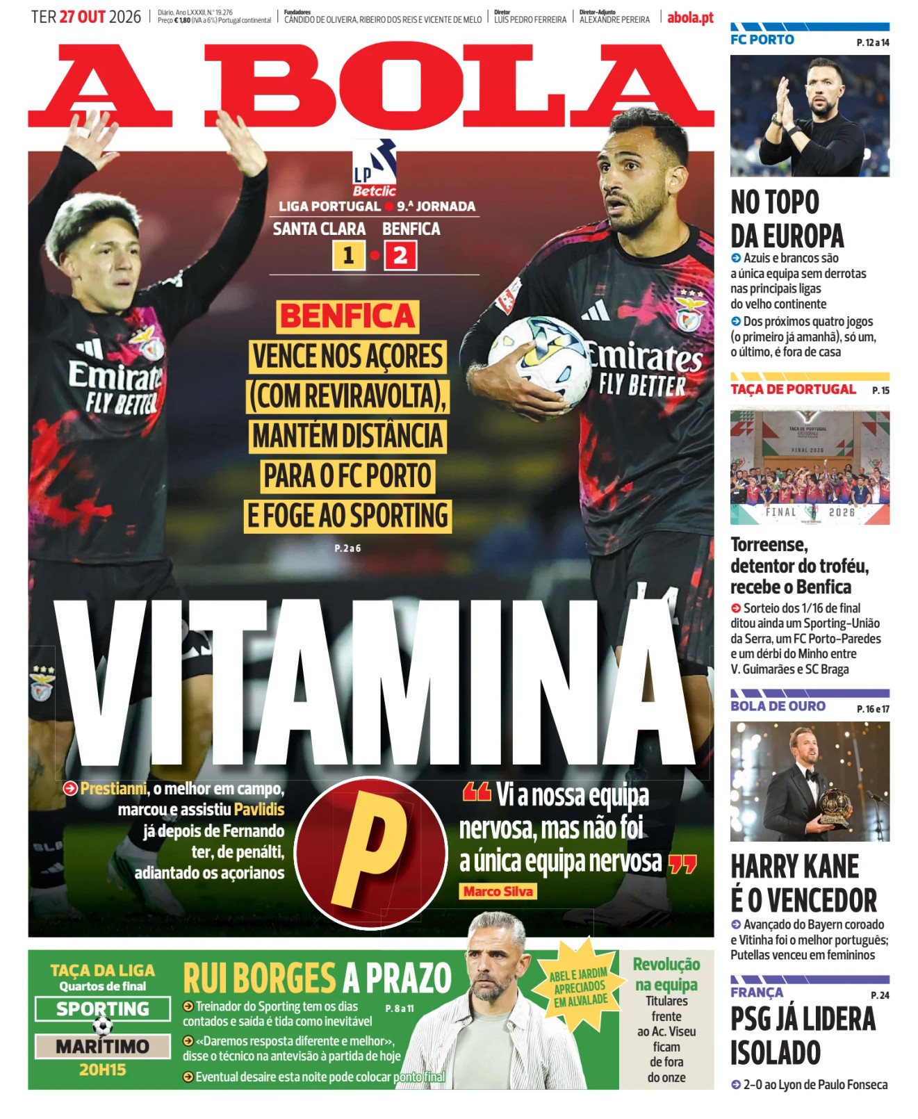 Prima-pagina-A-BOLA-oggi-edizione-di-oggi-20261027