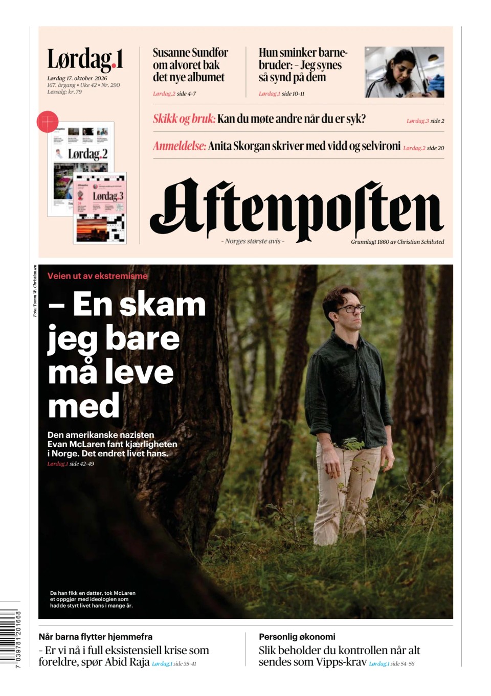 Prima-pagina-Aftenposten-oggi-edizione-di-oggi-20261017