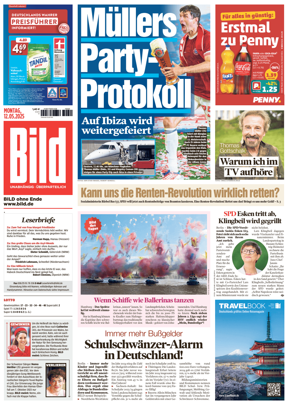 Prima-pagina-Bild-oggi-edizione-di-oggi-20250512