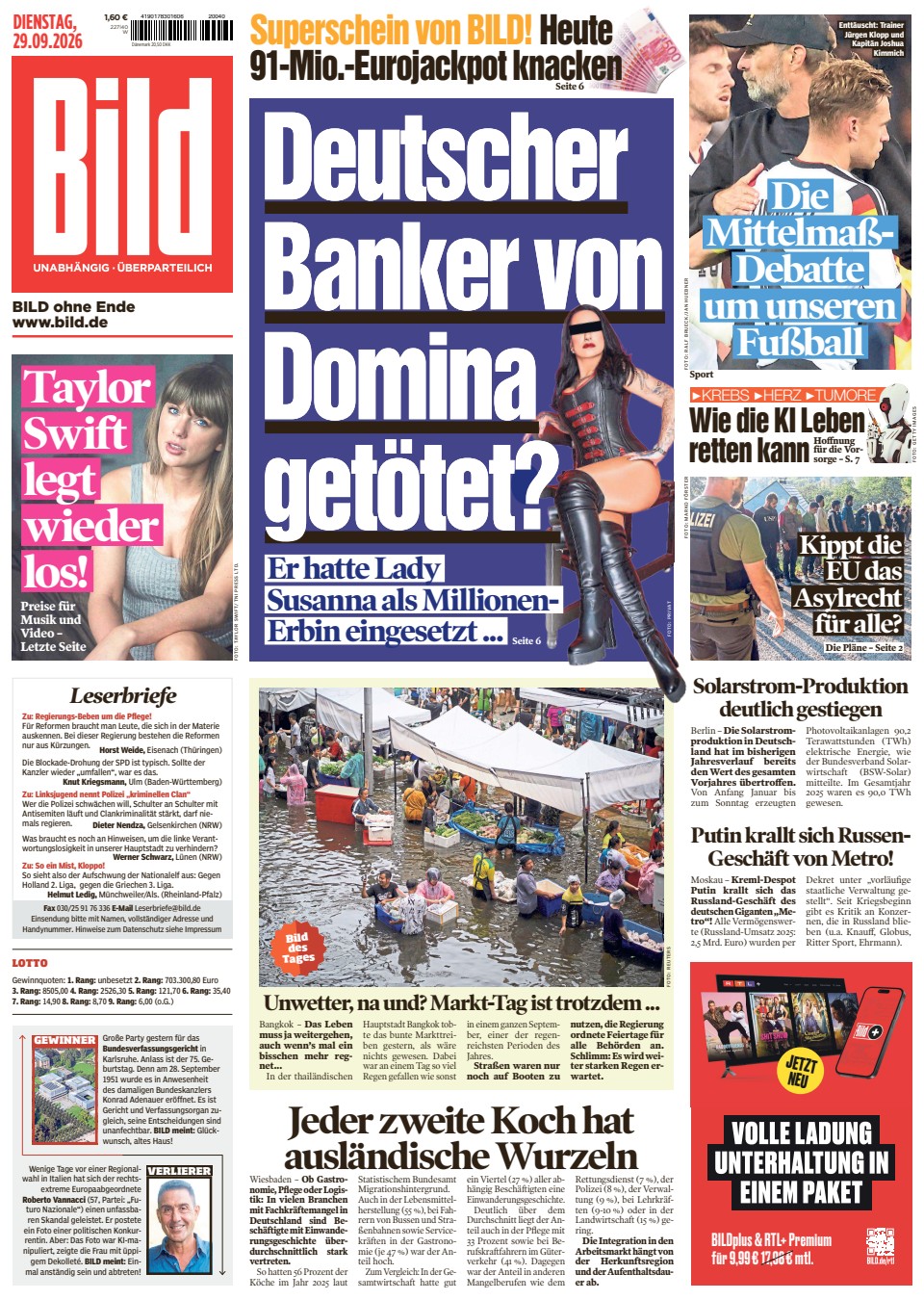 Prima-pagina-Bild-oggi-edizione-di-oggi-20260929