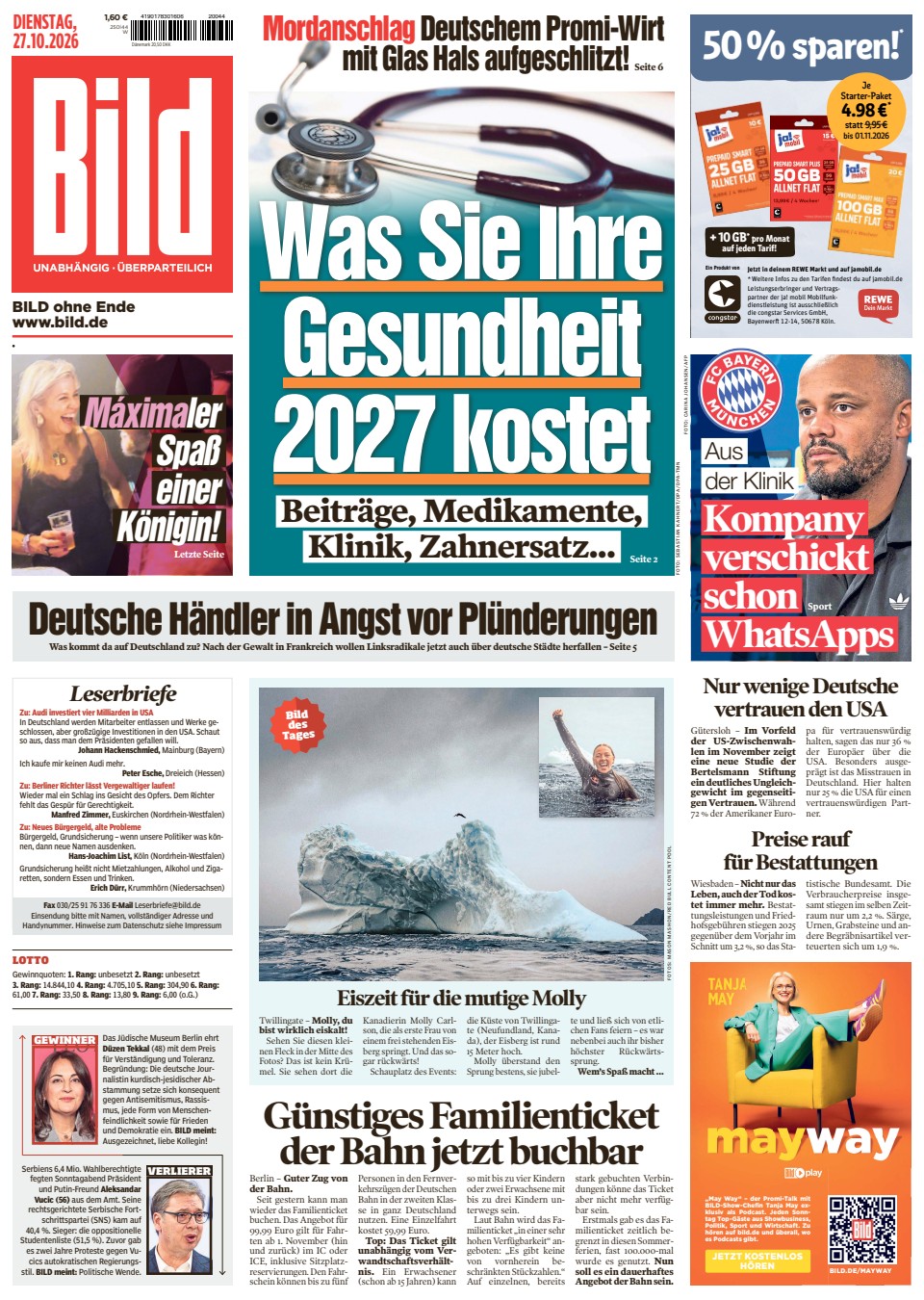 Prima-pagina-Bild-oggi-edizione-di-oggi-20261027