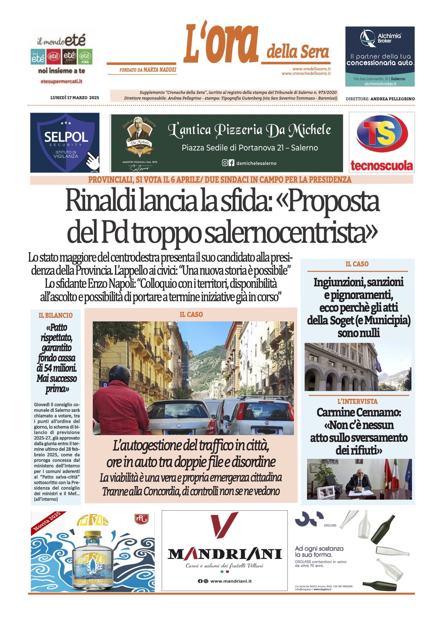 Prima-pagina-Cronache-della-Sera-oggi-edizione-di-oggi-20250317