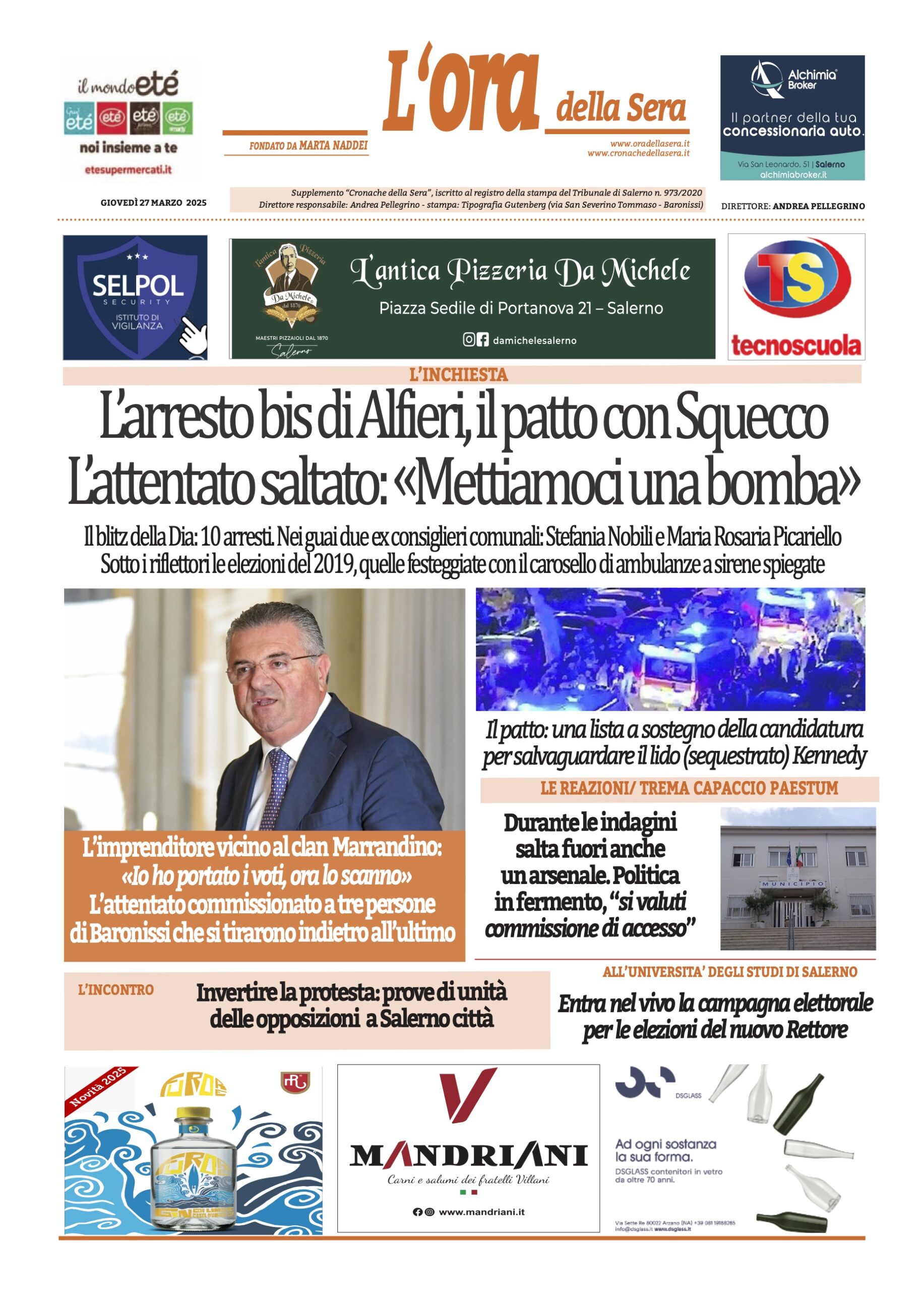 Prima-pagina-Cronache-della-Sera-oggi-edizione-di-oggi-20250327