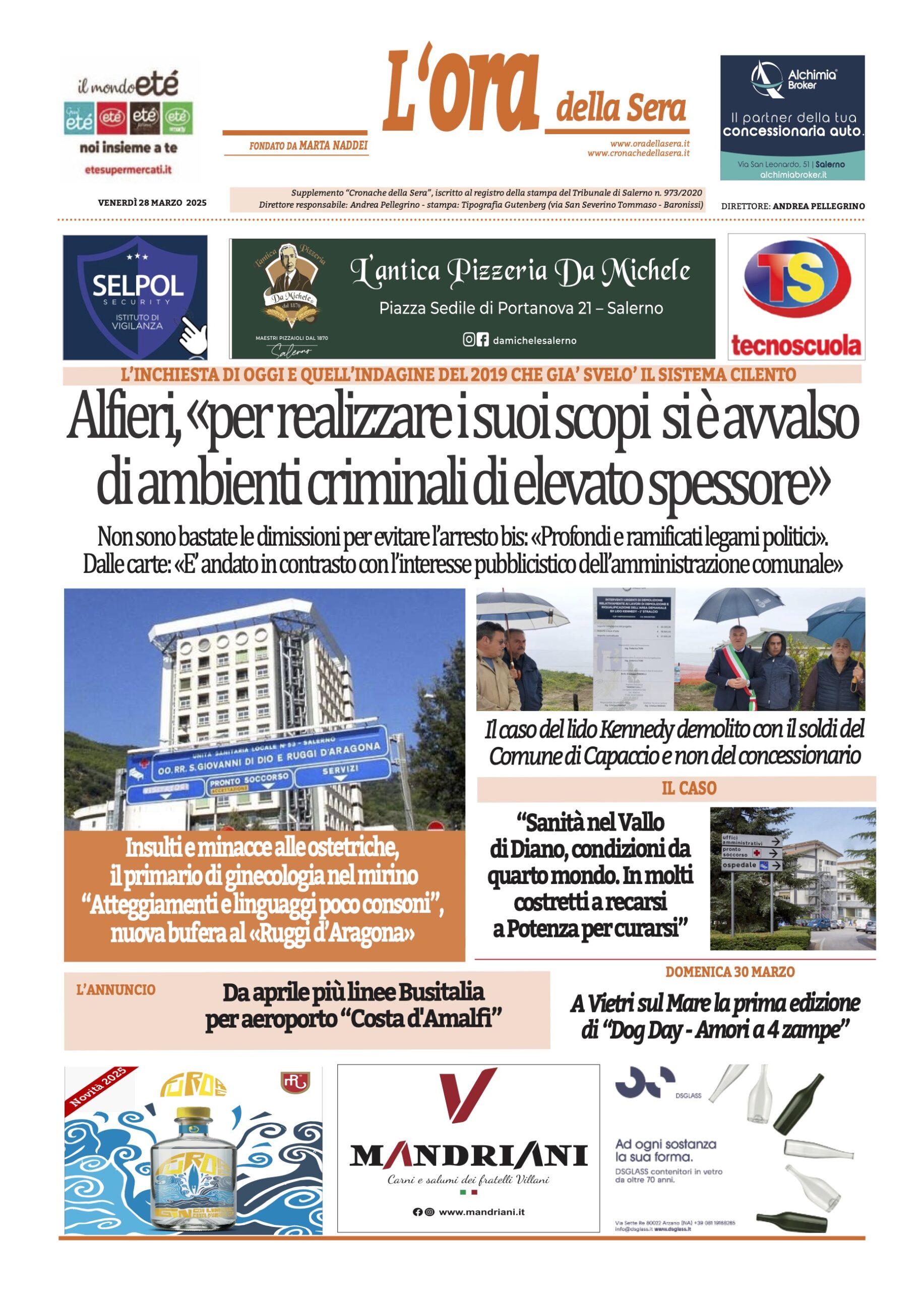 Prima-pagina-Cronache-della-Sera-oggi-edizione-di-oggi-20250328