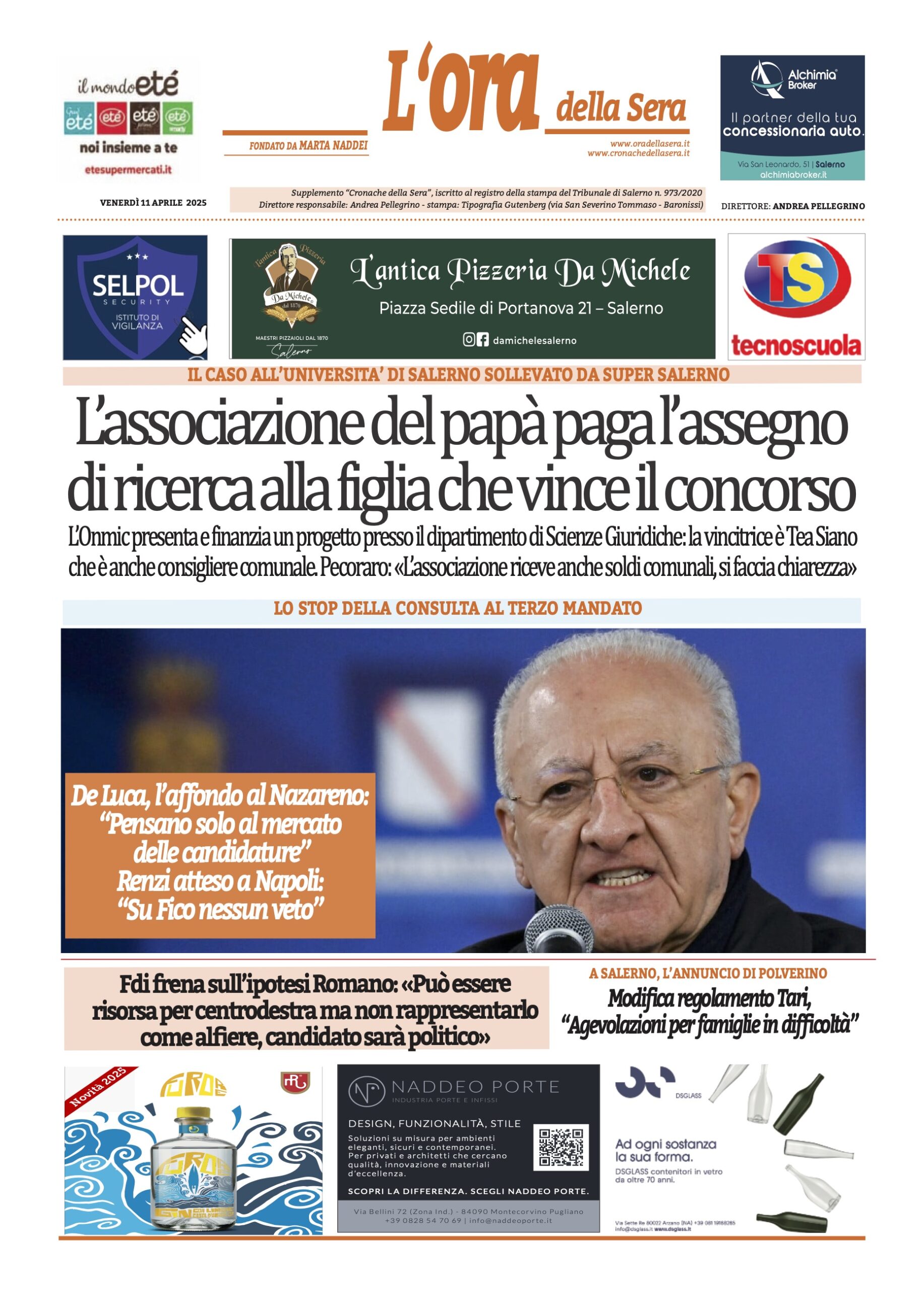 Prima-pagina-Cronache-della-Sera-oggi-edizione-di-oggi-20250411