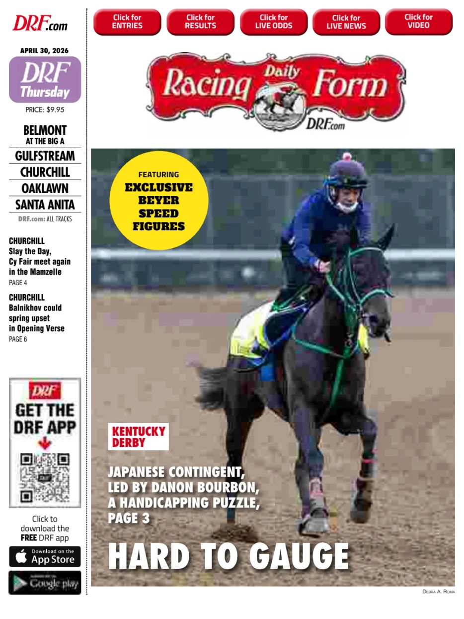 Prima-pagina-Daily-Racing-Form-oggi-edizione-di-oggi-20260430