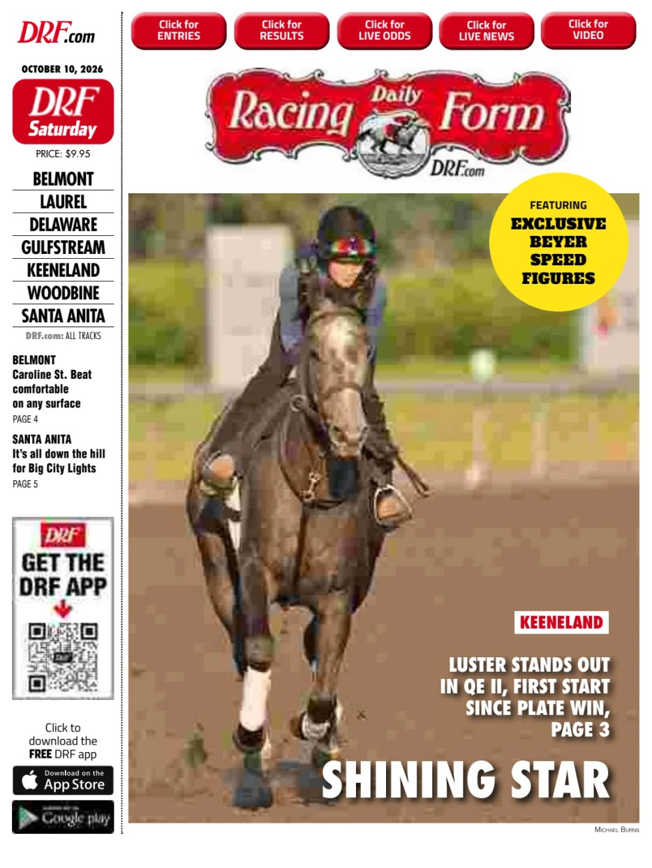 Prima-pagina-Daily-Racing-Form-oggi-edizione-di-oggi-20261010