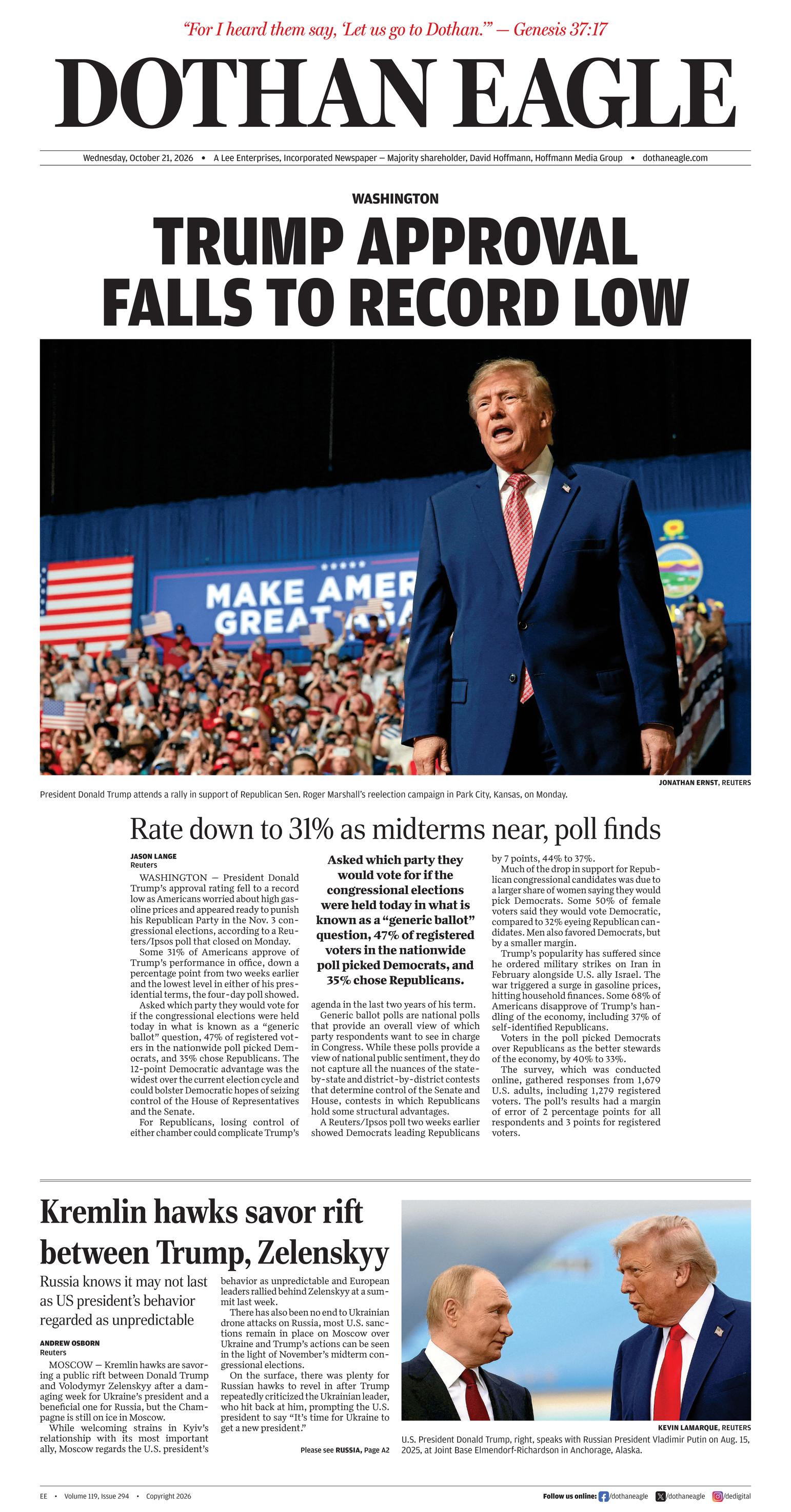 Prima-pagina-Dothan-Eagle-oggi-edizione-di-oggi-20261021