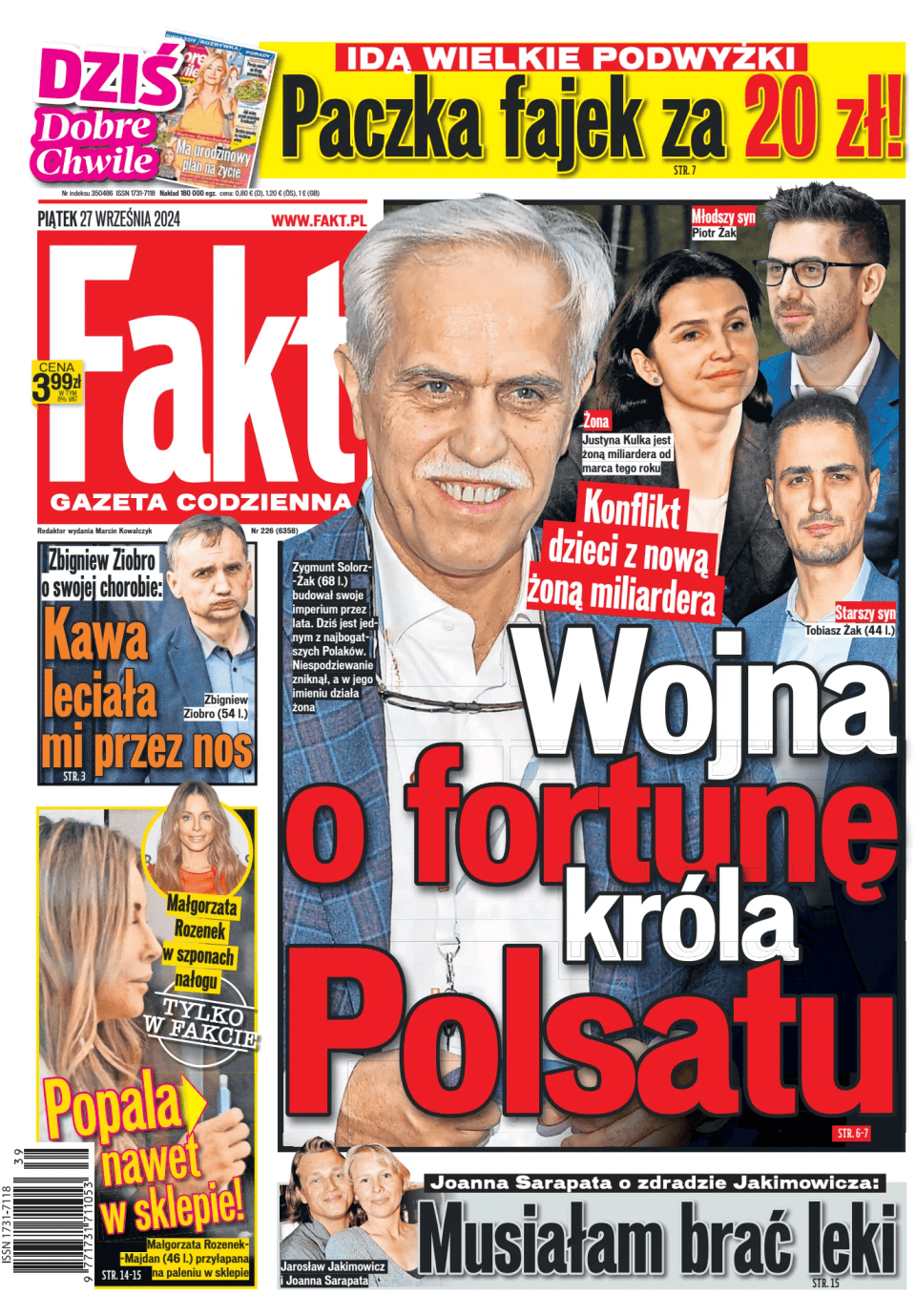 Prima-pagina-Fakt-edizione-di-oggi-20240927