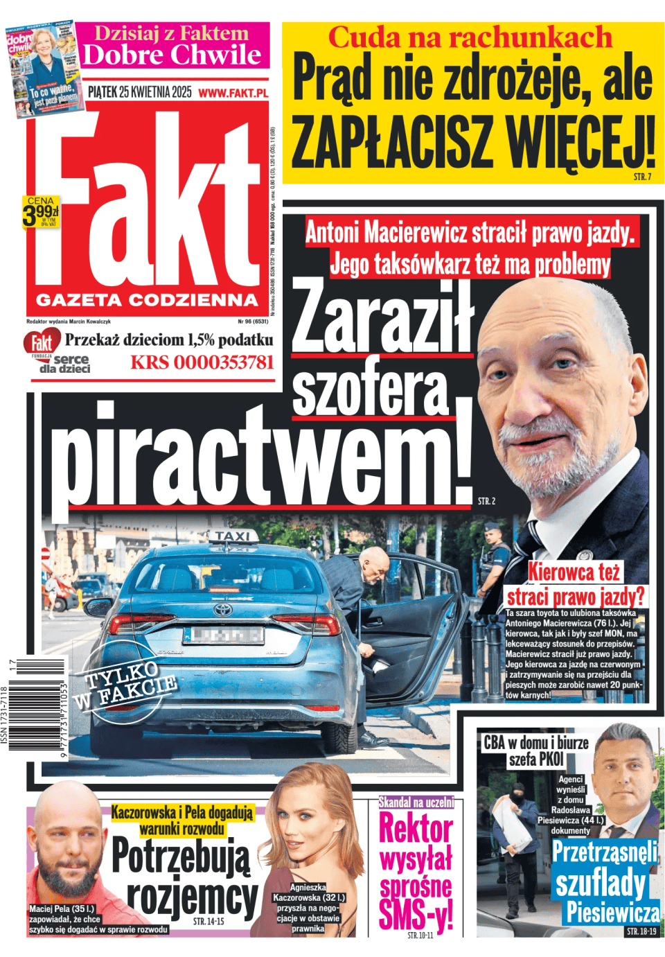 Prima-pagina-Fakt-edizione-di-oggi-20250425