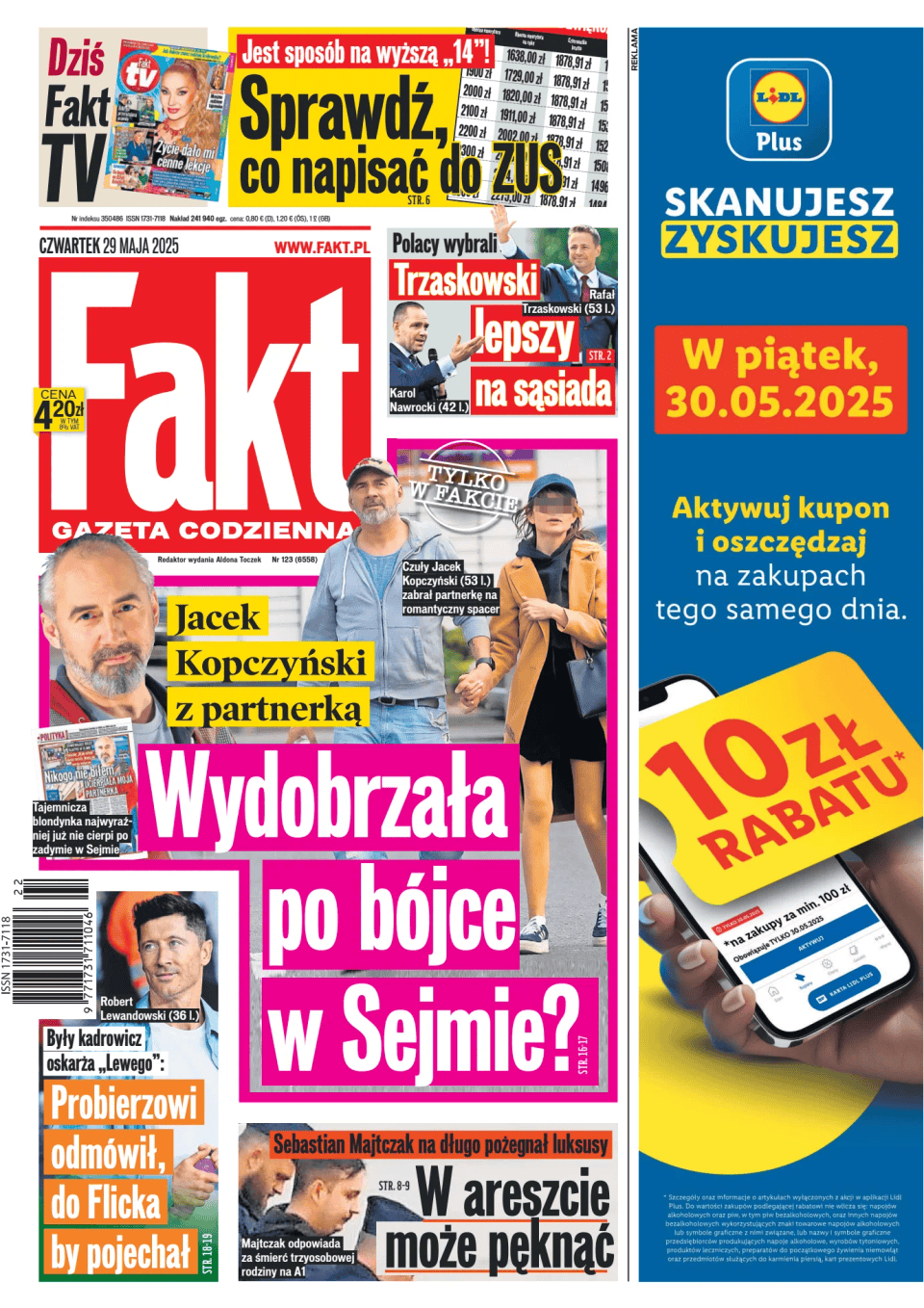 Prima-pagina-Fakt-edizione-di-oggi-20250529