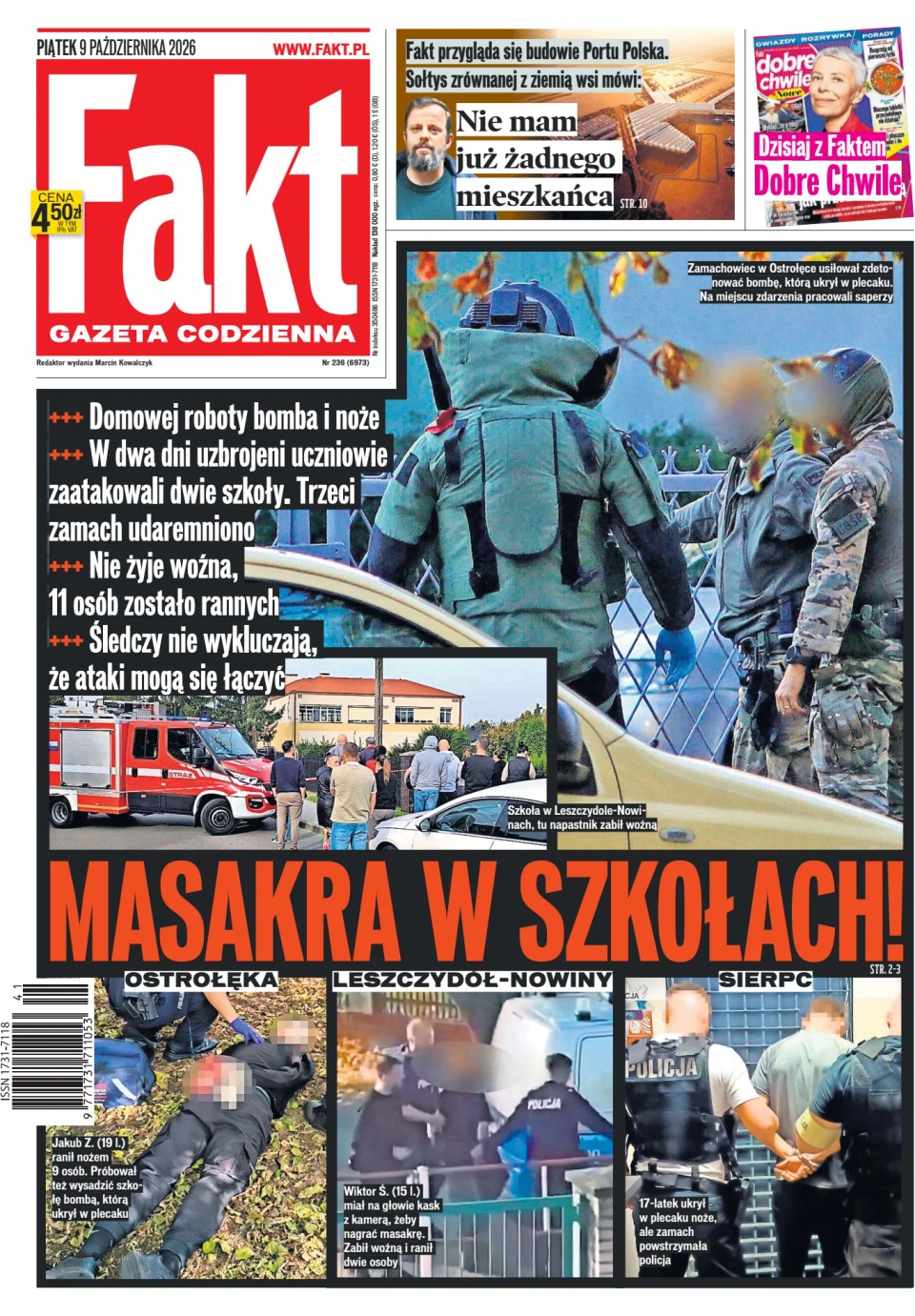 Prima-pagina-Fakt-edizione-di-oggi-20261009
