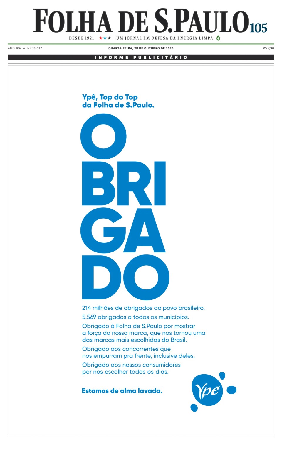 Prima-pagina-Folha-de-S-Paulo-oggi-edizione-di-oggi-20261028
