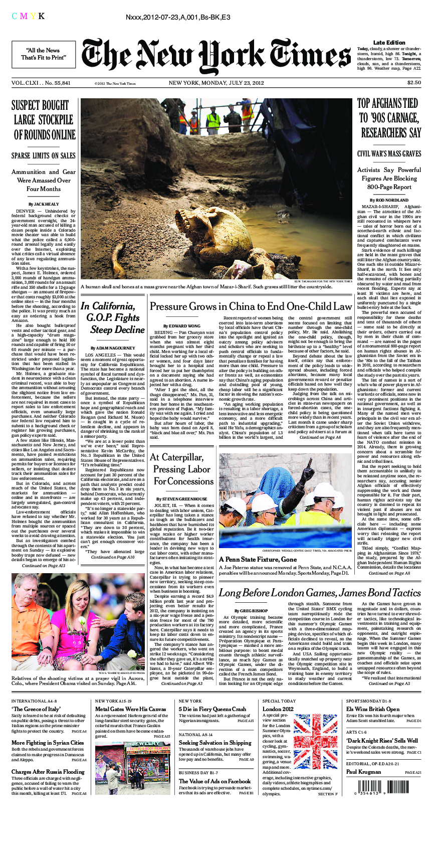 Prima-pagina-New-York-Times-del-2012-07-23