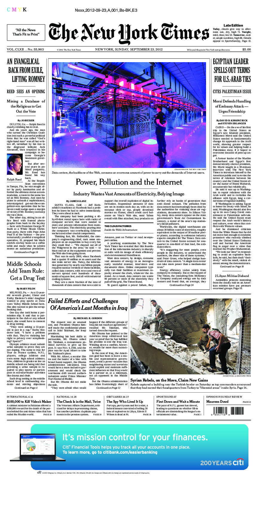 Prima-pagina-New-York-Times-del-2012-09-23