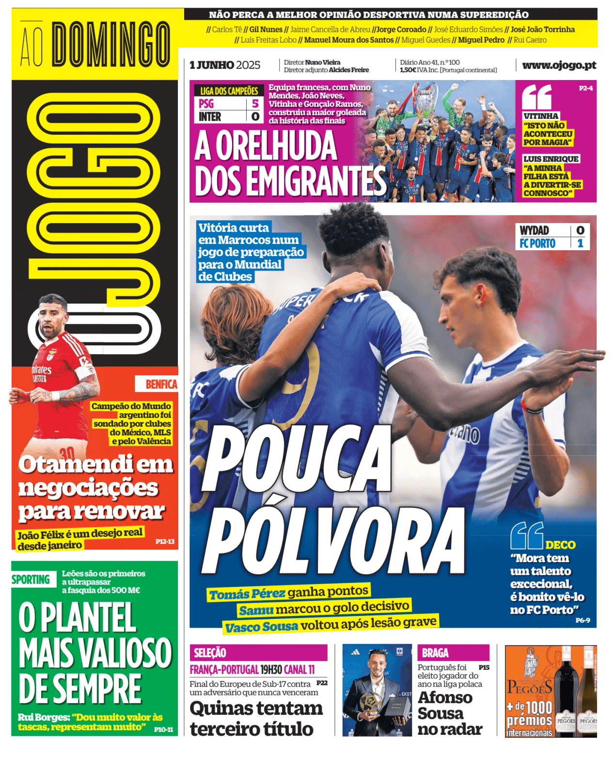 Prima-pagina-O-Jogo-oggi-edizione-di-oggi-