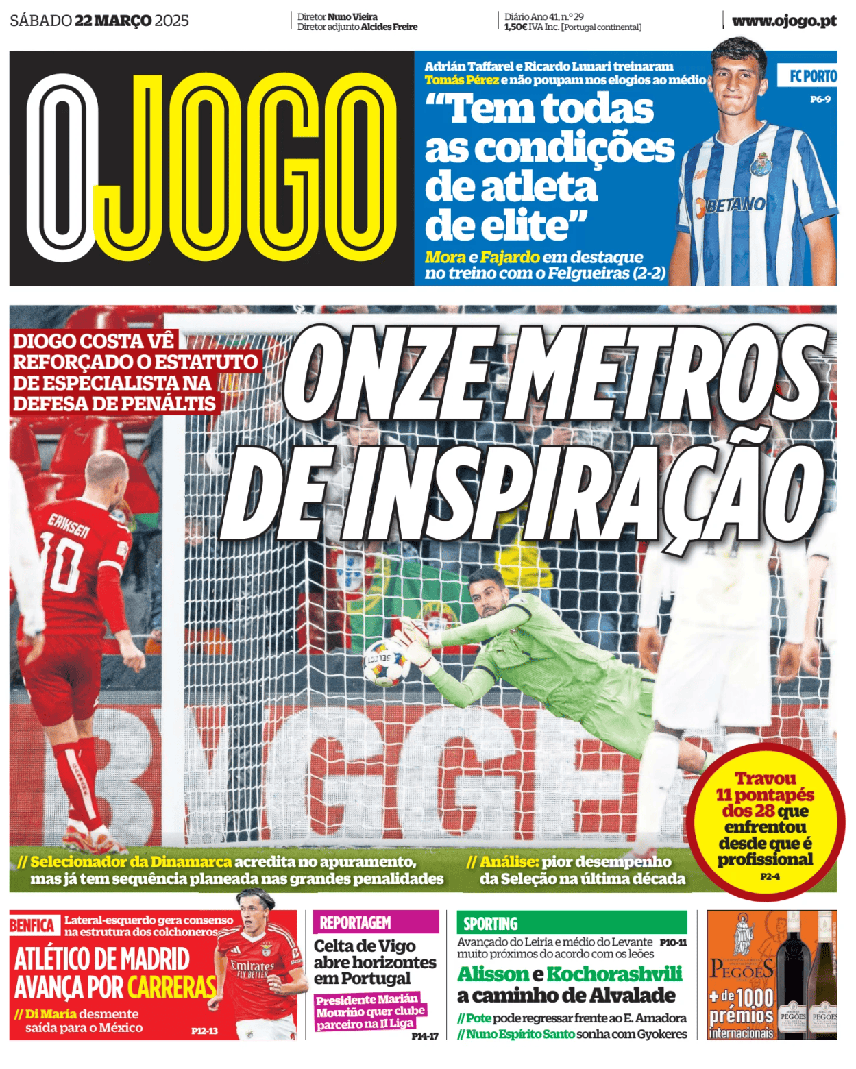 Prima-pagina-O-Jogo-oggi-edizione-di-oggi-20250322