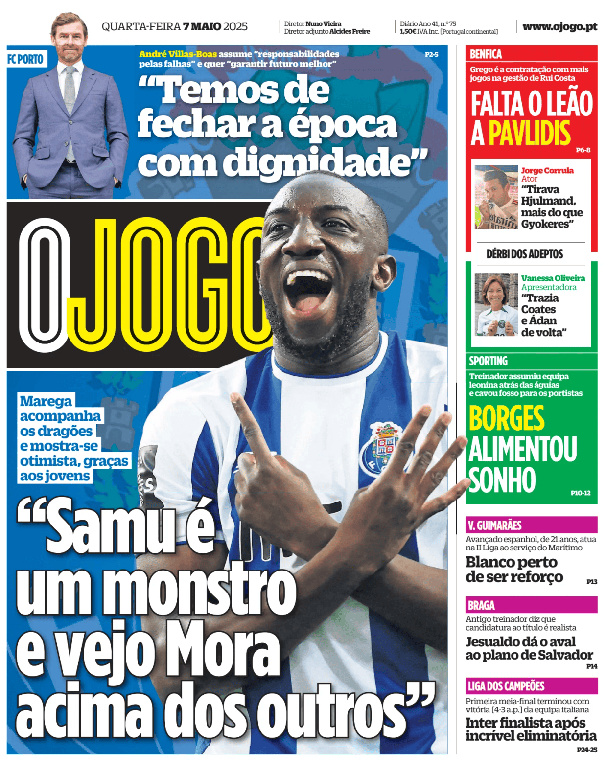 Prima-pagina-O-Jogo-oggi-edizione-di-oggi-20250507