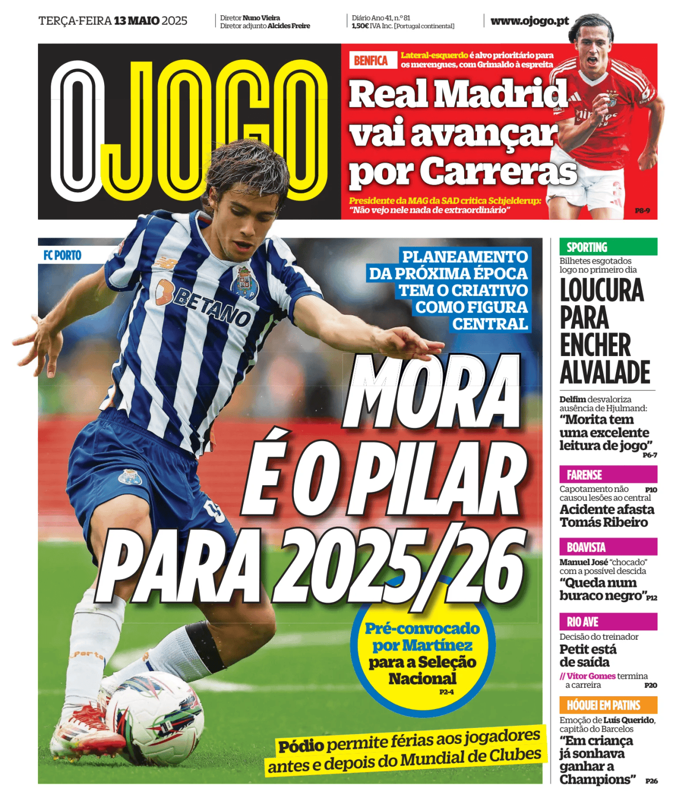 Prima-pagina-O-Jogo-oggi-edizione-di-oggi-20250513