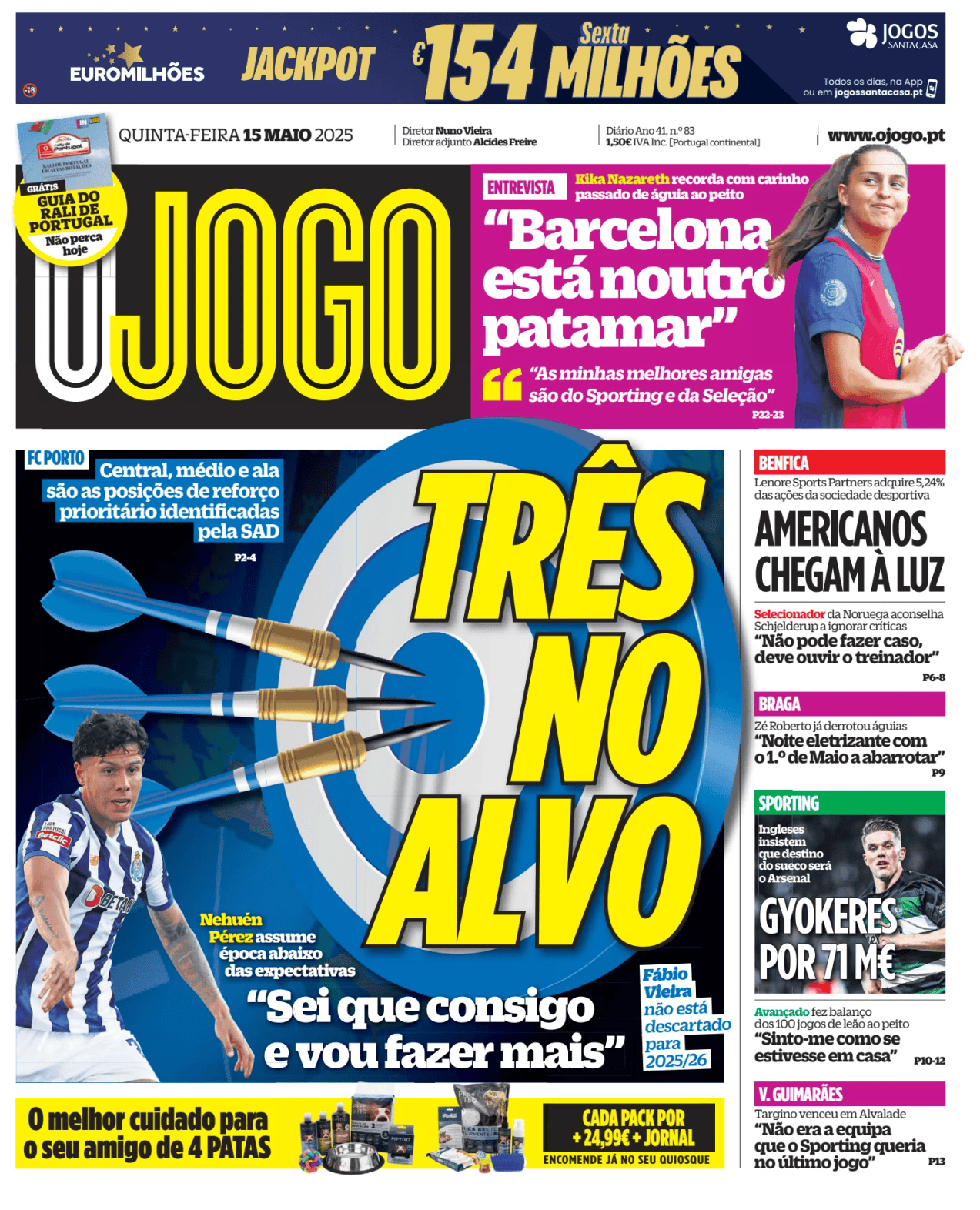 Prima-pagina-O-Jogo-oggi-edizione-di-oggi-20250515