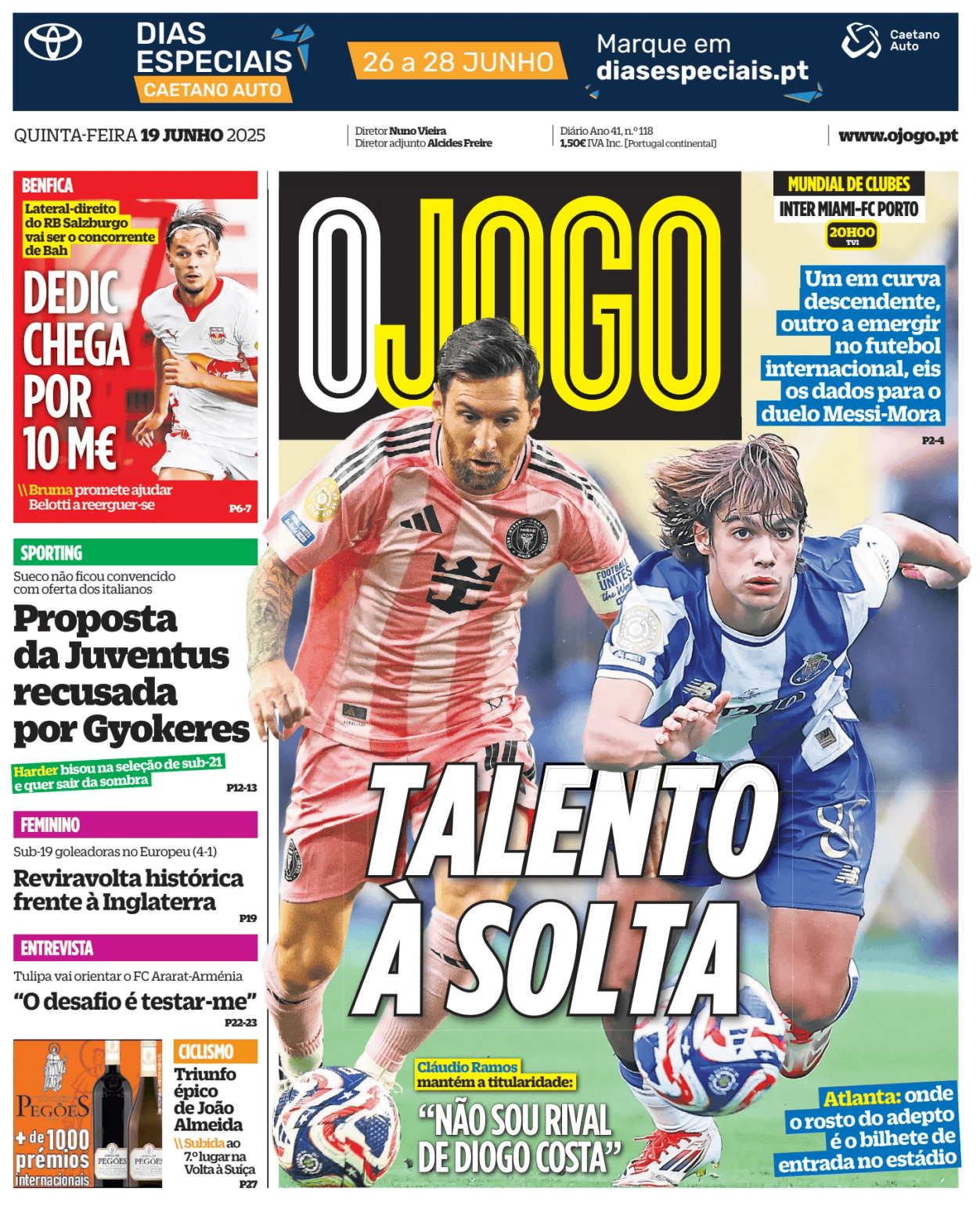Prima-pagina-O-Jogo-oggi-edizione-di-oggi-20250619