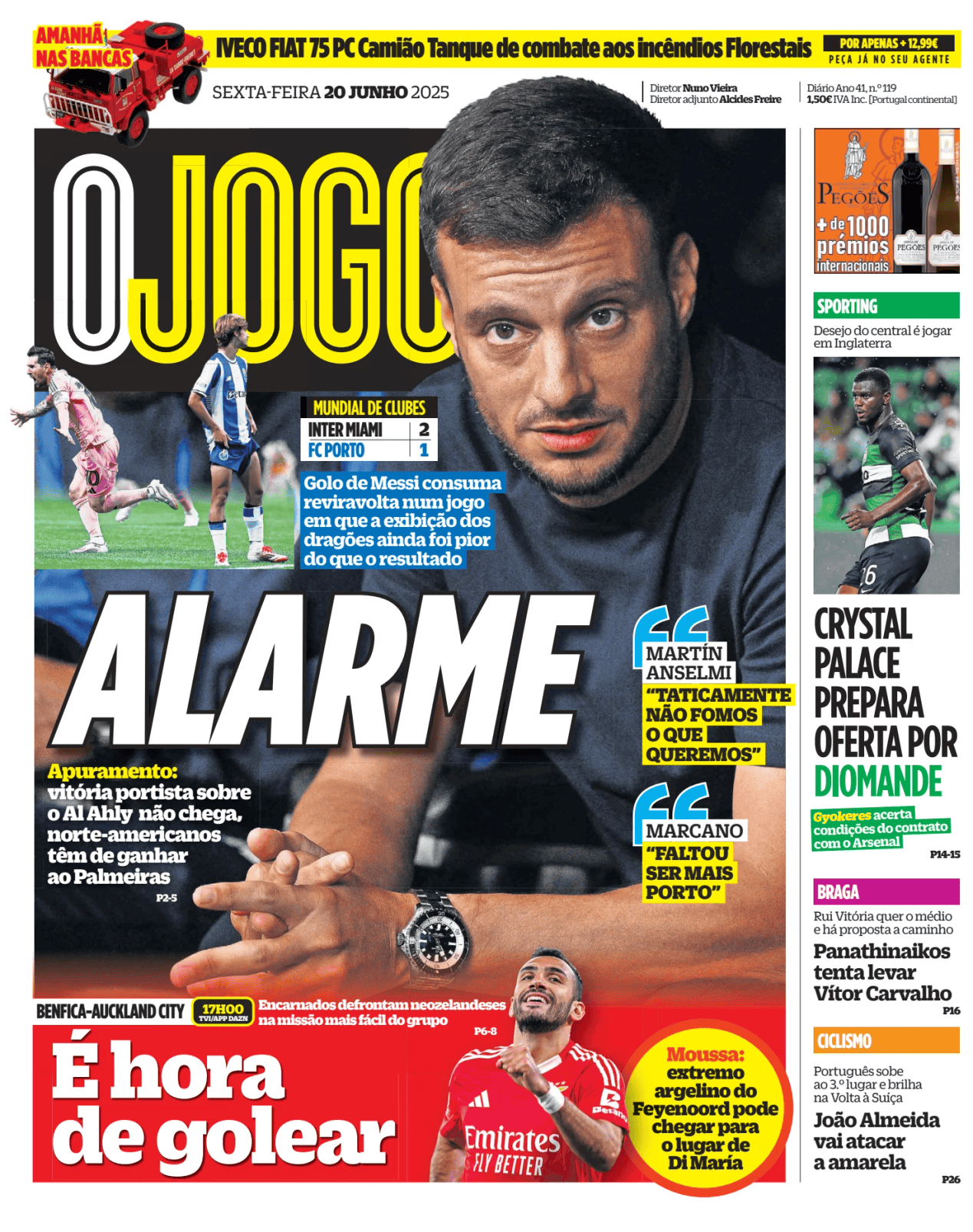 Prima-pagina-O-Jogo-oggi-edizione-di-oggi-20250620