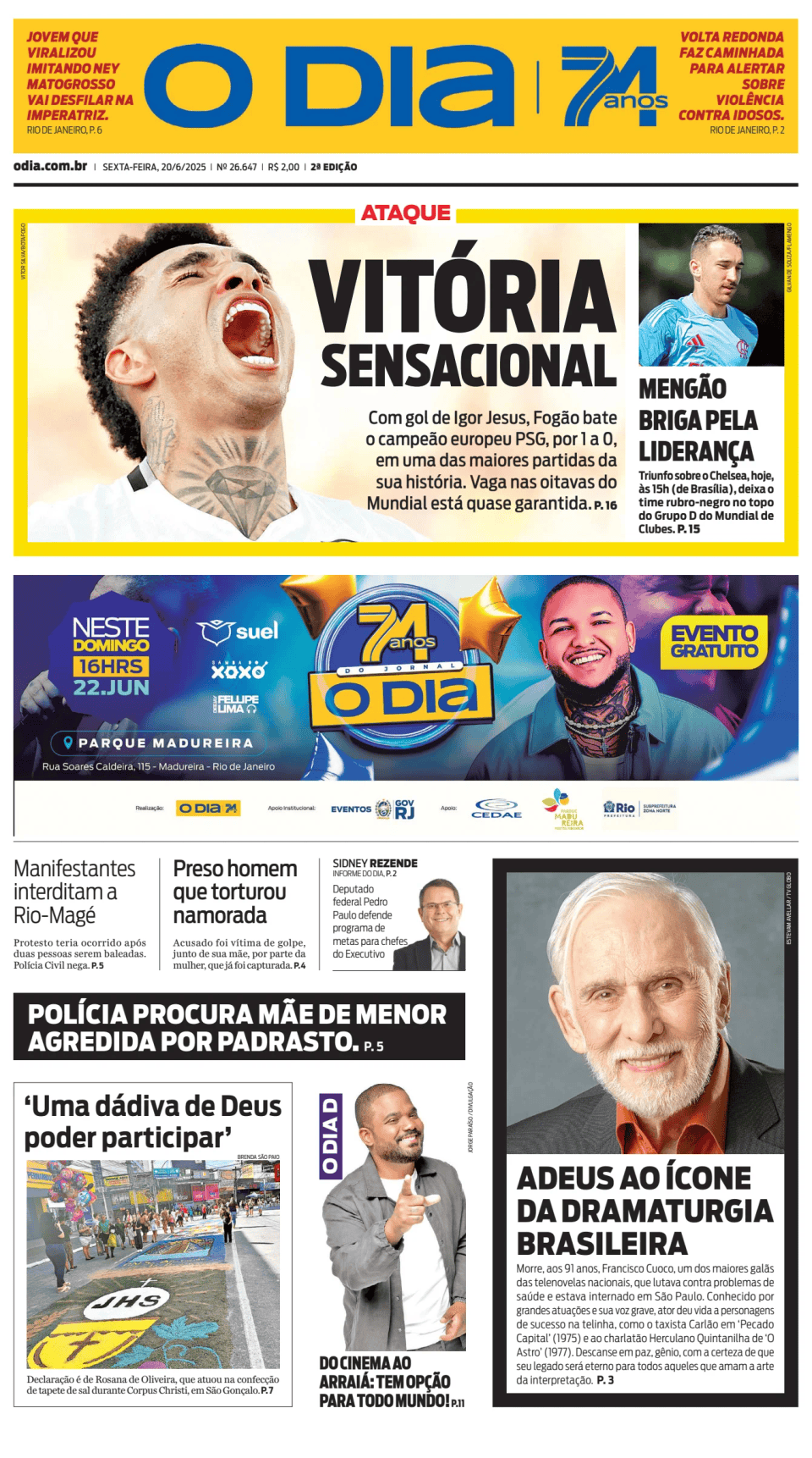 Prima-pagina-O_Dia-oggi-edizione-di-oggi-20250620