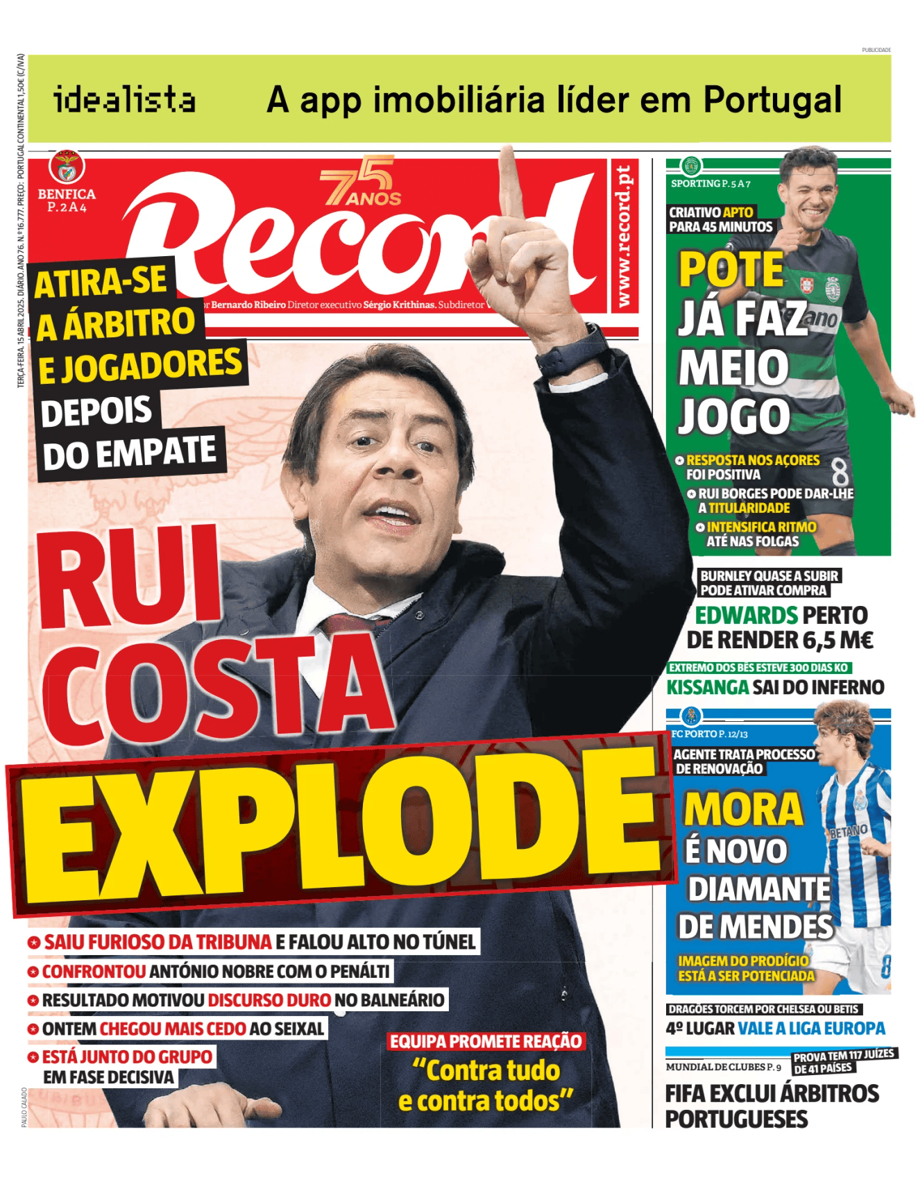 Prima-pagina-Record-oggi-edizione-di-oggi-20250415