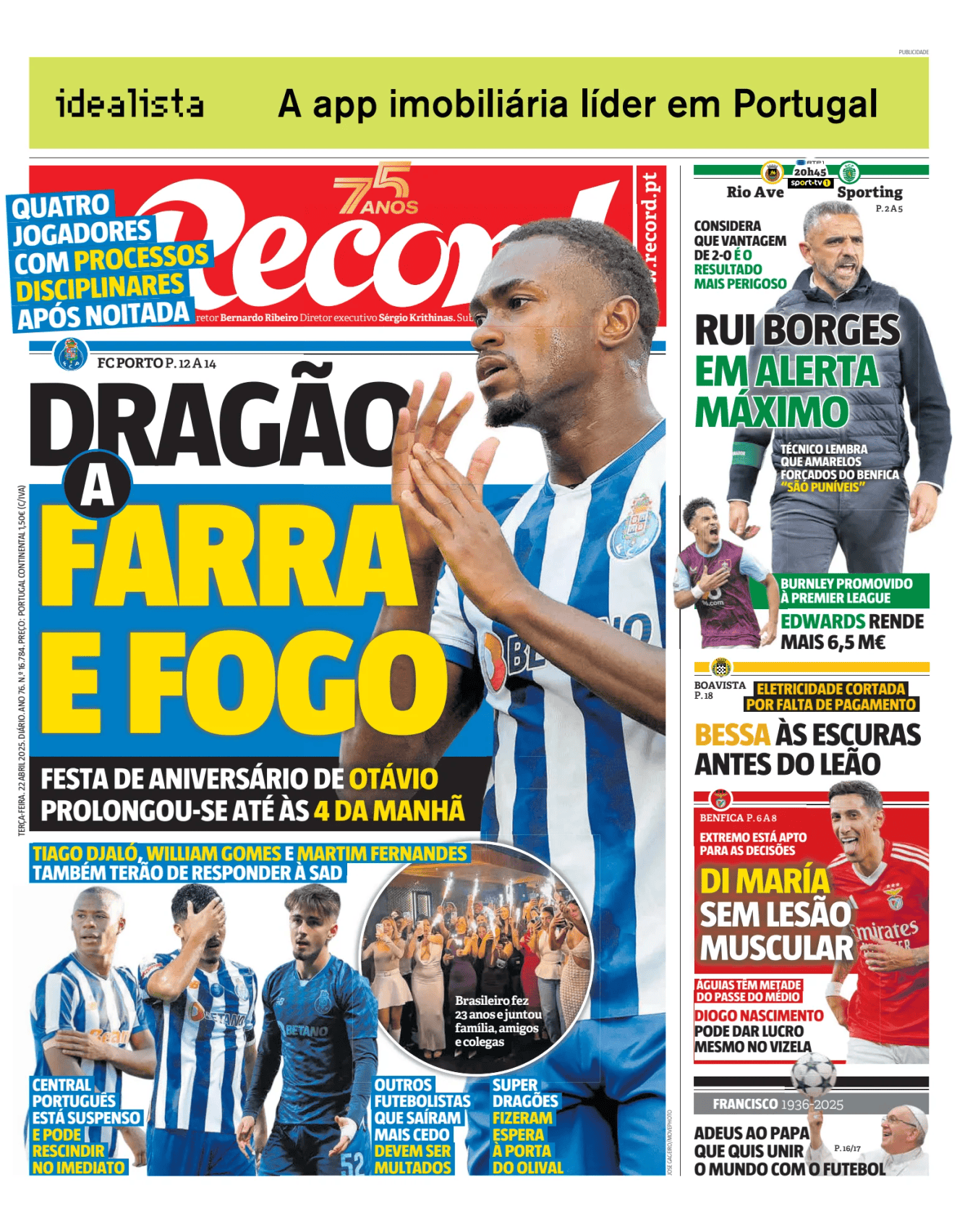 Prima-pagina-Record-oggi-edizione-di-oggi-20250422