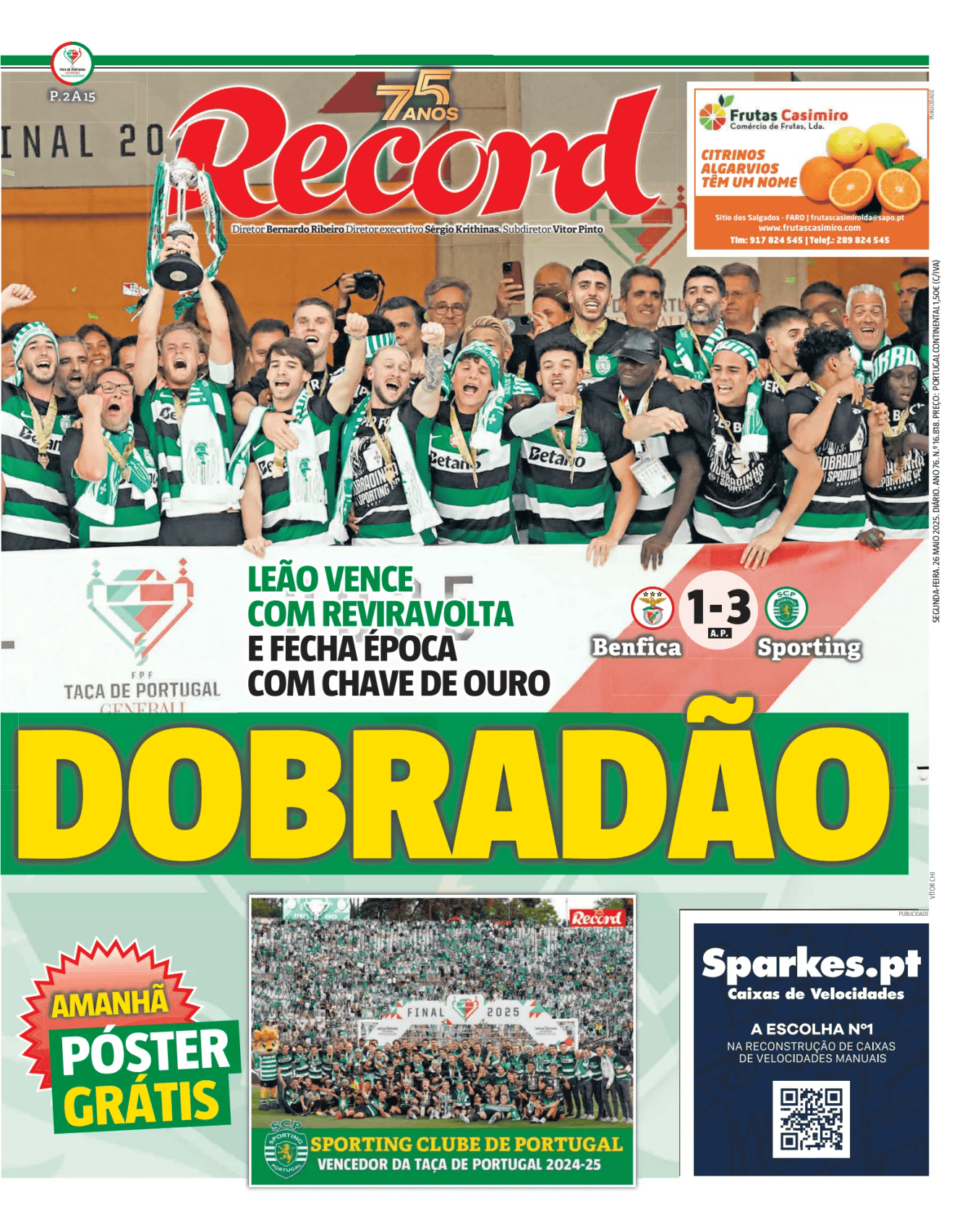 Prima-pagina-Record-oggi-edizione-di-oggi-20250526