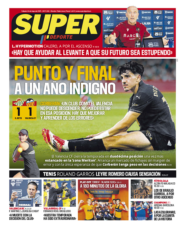 Prima-pagina-SUPERDEPORTE-oggi-edizione-di-oggi-20250524