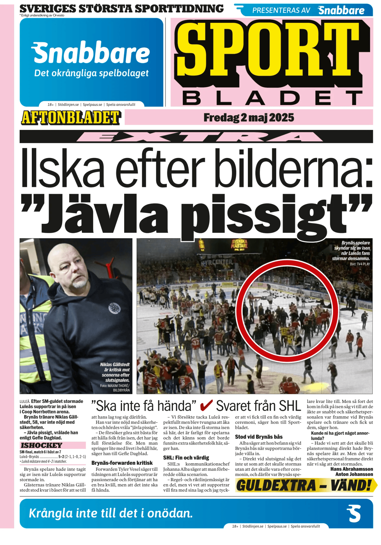 Prima-pagina-Sportbladet-oggi-edizione-di-oggi-20250502