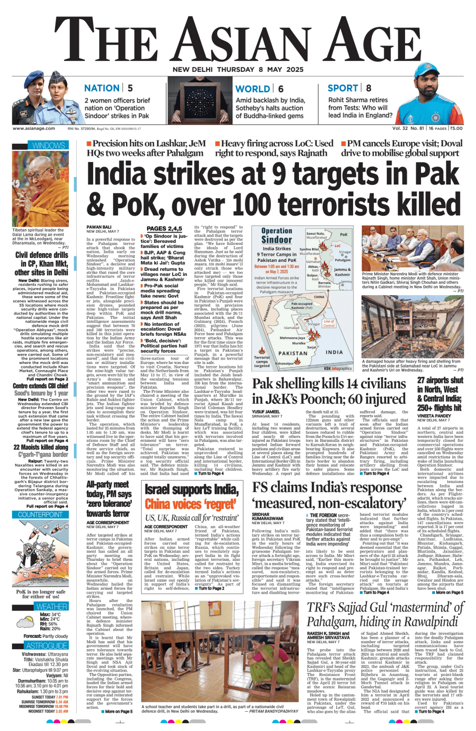 Prima-pagina-The-Asian-Age-oggi-edizione-di-oggi-20250508