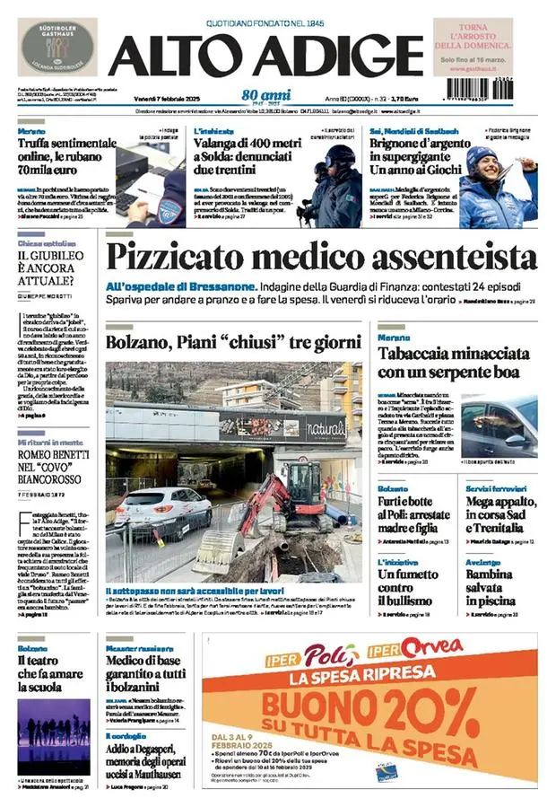 Prima-pagina-alto_adige-edizione-di-oggi-2025-02-07