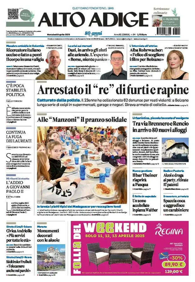 Prima-pagina-alto_adige-edizione-di-oggi-2025-04-09