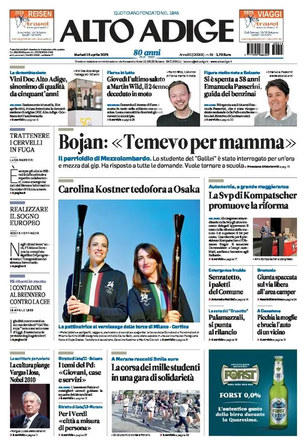 Prima-pagina-alto_adige-edizione-di-oggi-2025-04-15