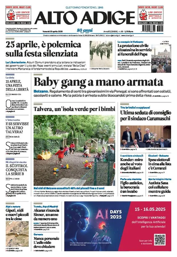 Prima-pagina-alto_adige-edizione-di-oggi-2025-04-25
