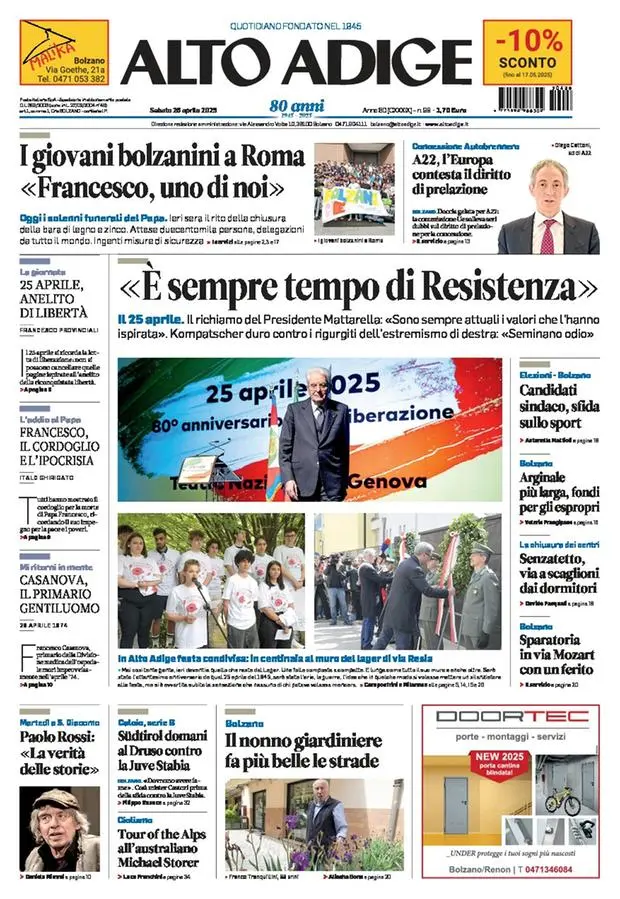 Prima-pagina-alto_adige-edizione-di-oggi-2025-04-26