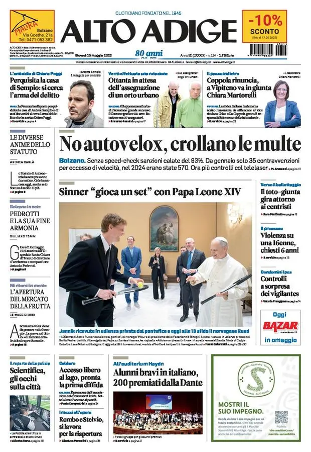 Prima-pagina-alto_adige-edizione-di-oggi-2025-05-15