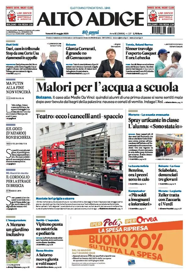 Prima-pagina-alto_adige-edizione-di-oggi-2025-05-30