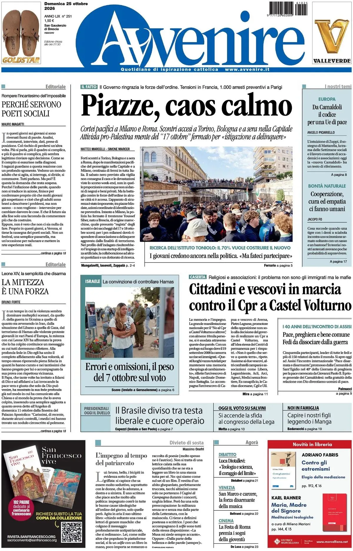 Prima-pagina-avvenire-edizione-di-oggi-26-10-2026