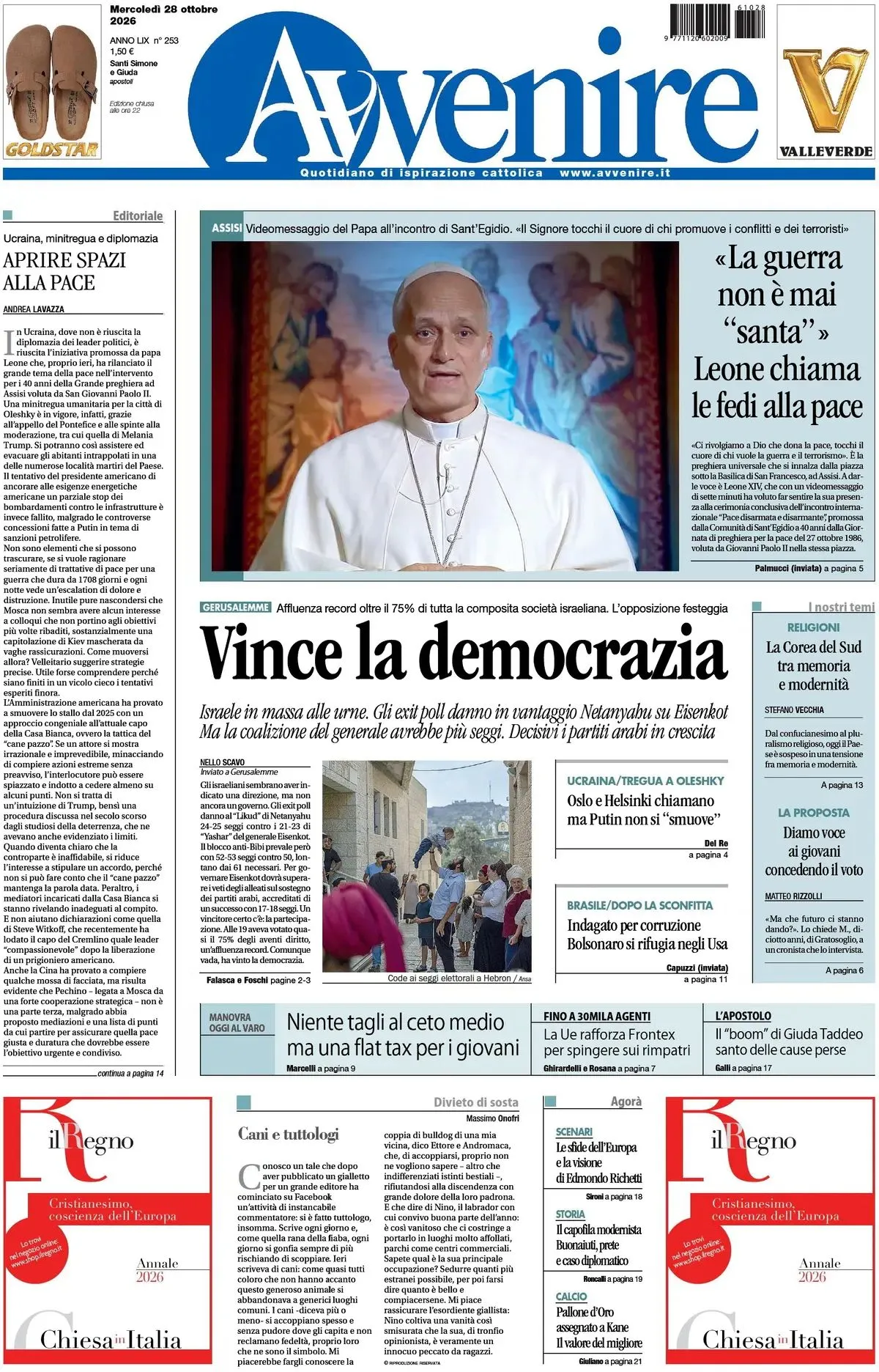 Prima-pagina-avvenire-edizione-di-oggi-28-10-2026