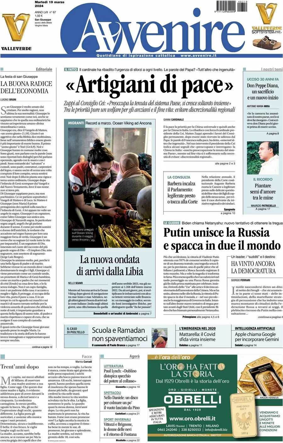 Prima-pagina-avvenire-edizione-di-oggi-20-03-2024