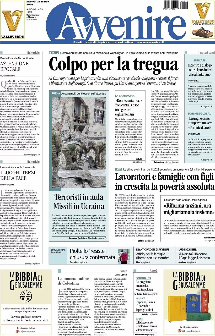 Prima-pagina-avvenire-edizione-di-oggi-26-03-2024