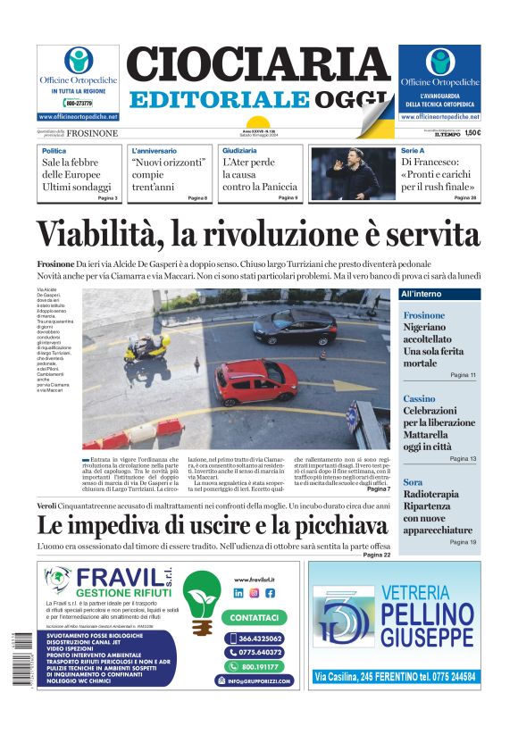 Prima-pagina-ciociaria-editoriale-oggi-edizione-del-20240518