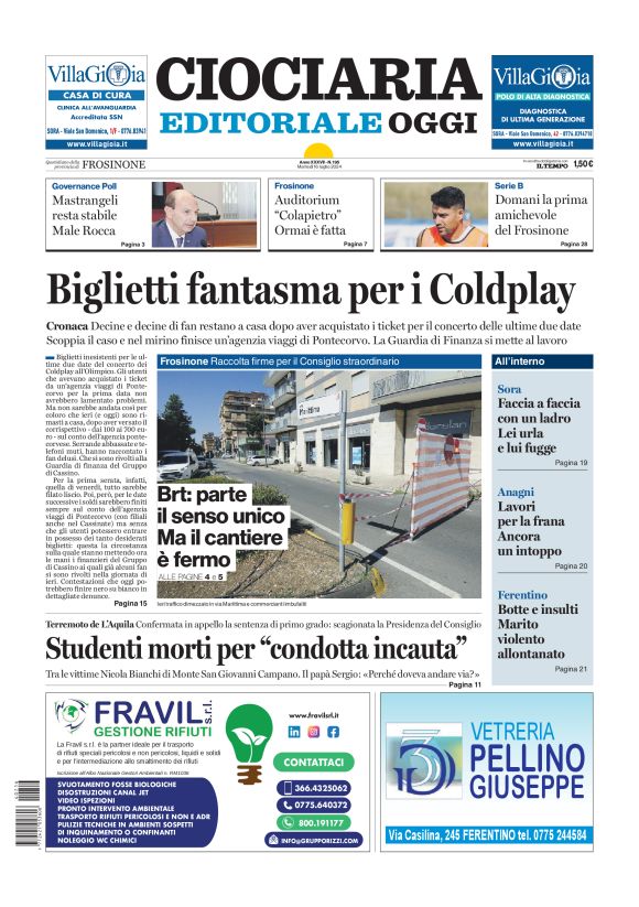 Prima-pagina-ciociaria-editoriale-oggi-edizione-del-20240716