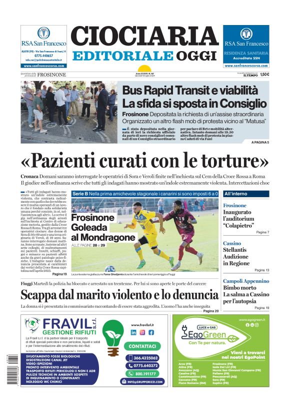 Prima-pagina-ciociaria-editoriale-oggi-edizione-del-20240718