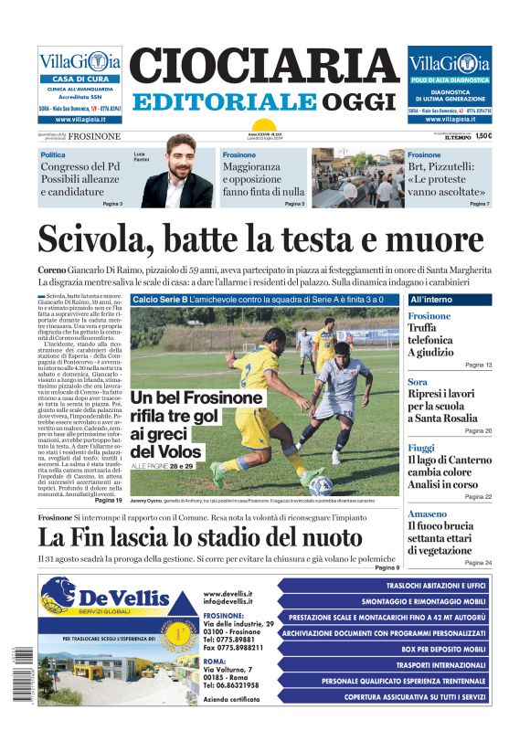 Prima-pagina-ciociaria-editoriale-oggi-edizione-del-20240722