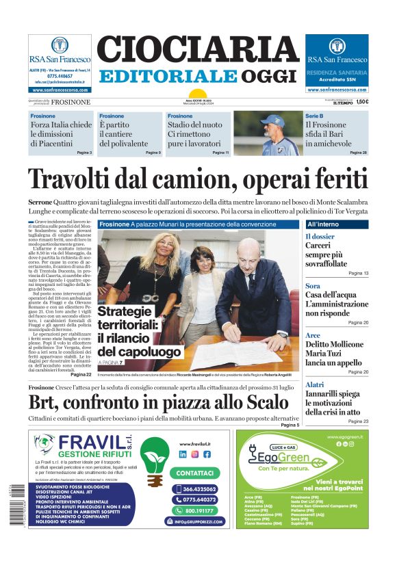 Prima-pagina-ciociaria-editoriale-oggi-edizione-del-20240724